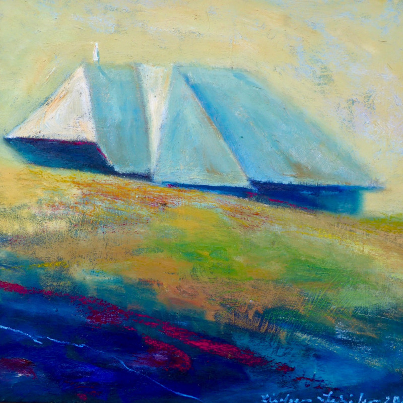 o.t. 2024  oel auf leinwand  40 cm x 40 cm  