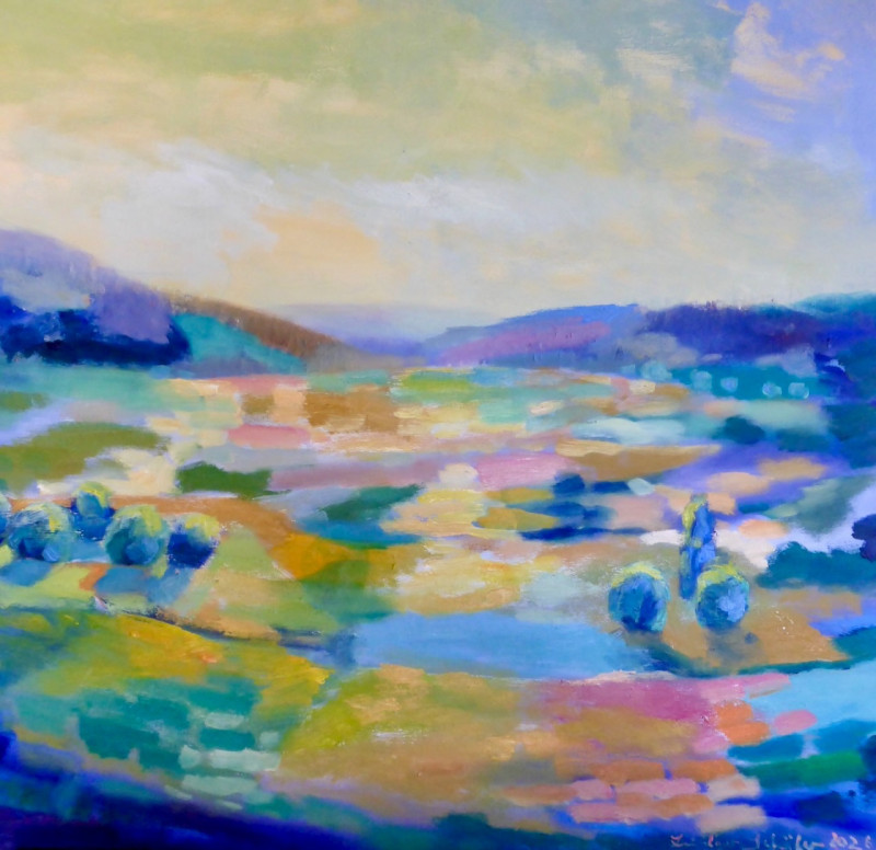 o.t. 2026  oel auf leinwand  80 cm x 80 cm  