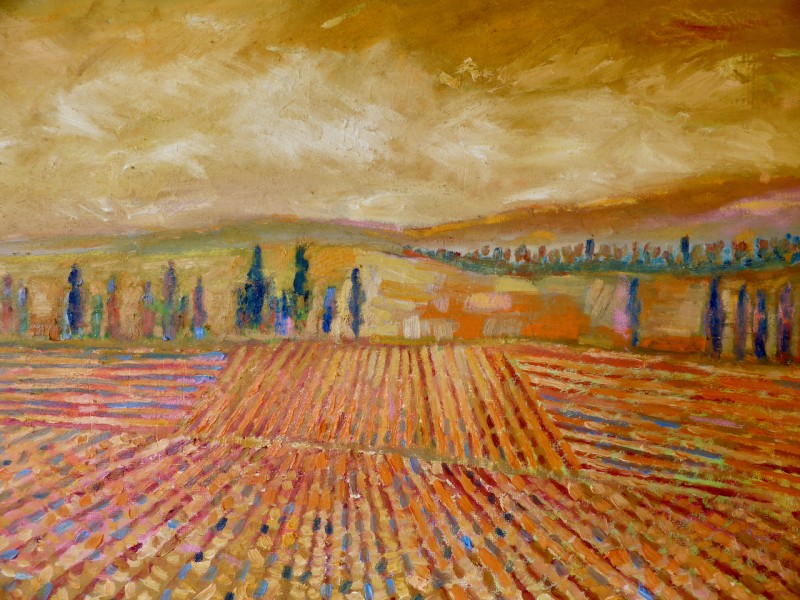 ohne Titel 2019  O  l auf Leinwand  80 cm x 100 cm