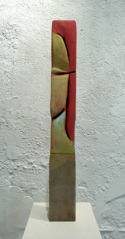 o. t. 2015  marmor und holz farbig gefasst cm