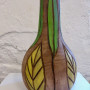 vase 2026  holz farbig gefasst  cm